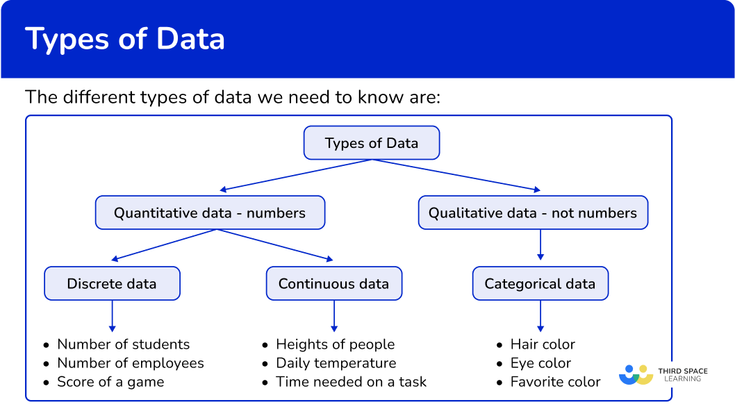 What are types of data?