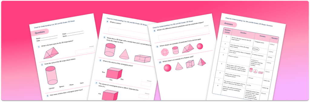 [FREE] 3D Shape Check for Understanding