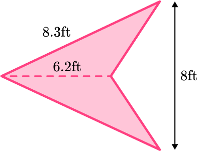 Area of Obtuse Triangle 23 US