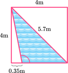 Area of Obtuse Triangle 25 US
