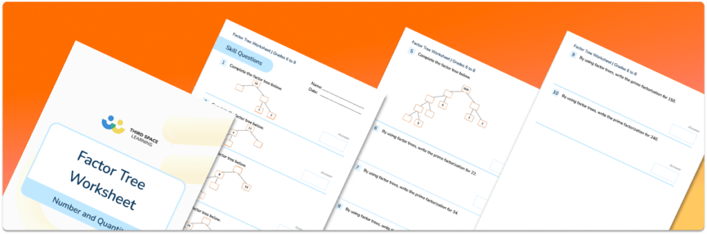[FREE] Factors Tree Worksheet