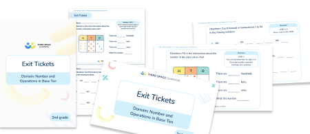 Exit Tickets Grade 2 – Number and Operations in Base Ten