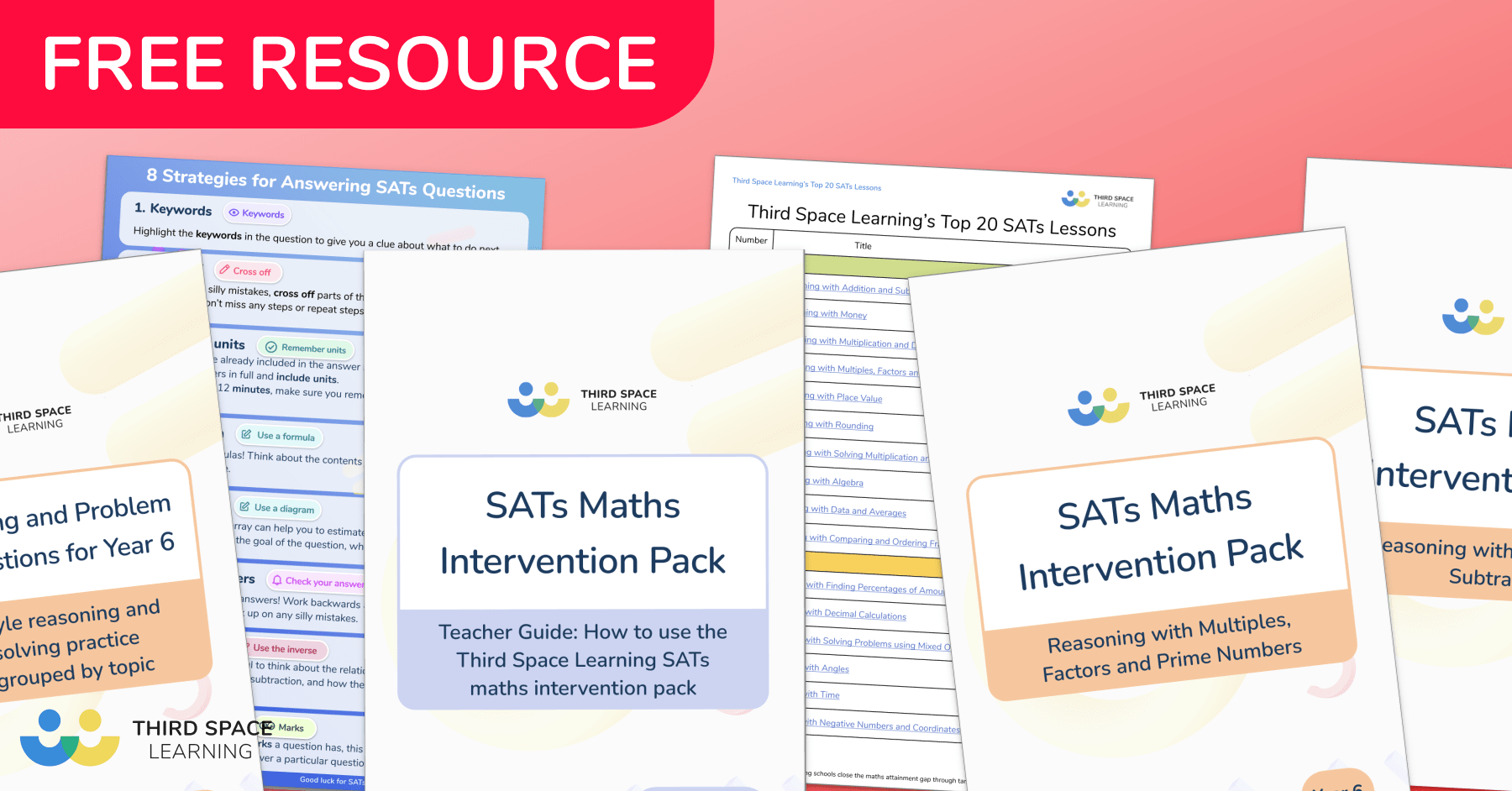 [FREE] KS2 SATs Maths Preparation Pack Third Space Learning