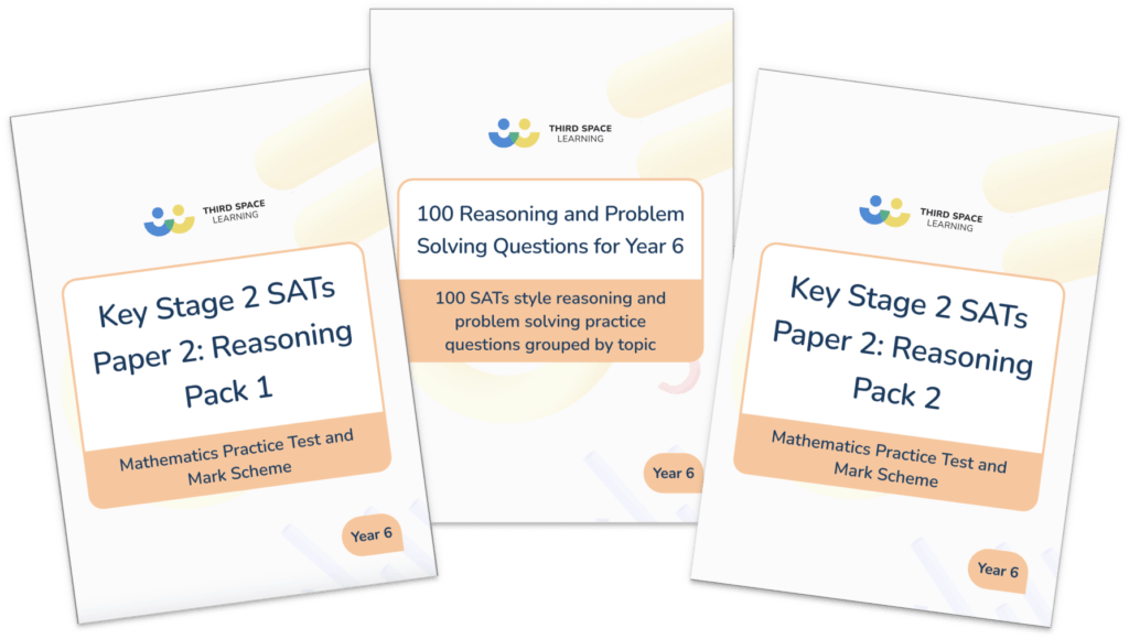 [FREE] SATs Reasoning Paper Bundle Third Space Learning