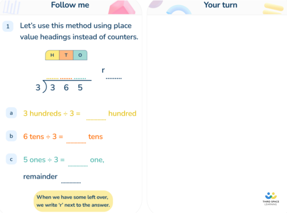 Grade 4 Third Space Learning lesson slide