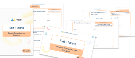 Exit Tickets Grade 6 – Expressions and Equations