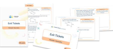 Exit Tickets Grade 6 – Geometry