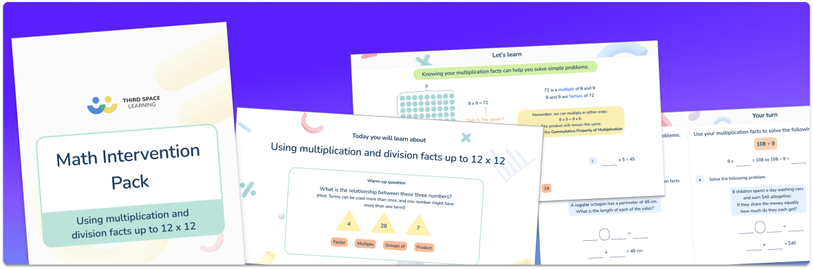 Math Intervention Pack Operations and Algebraic Thinking