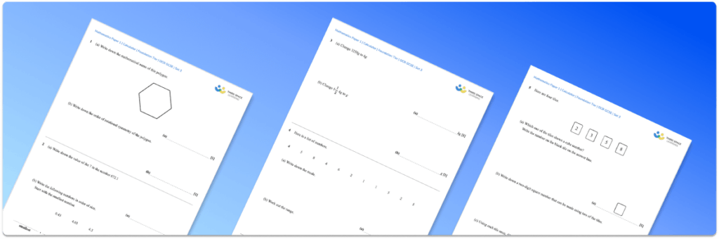 OCR Maths Foundation Papers: Set 3