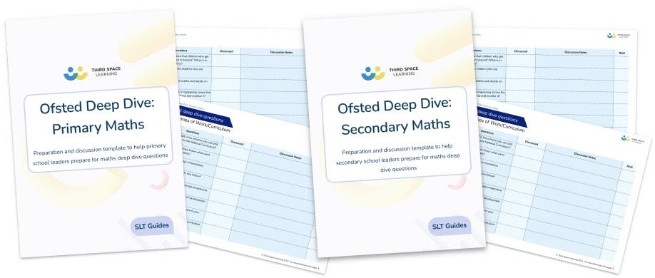 Ofsted Deep Dive Questions