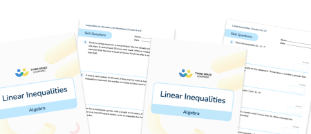Linear Inequalities Worksheet