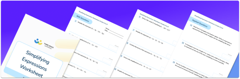 [FREE] Simplifying Expressions Worksheet