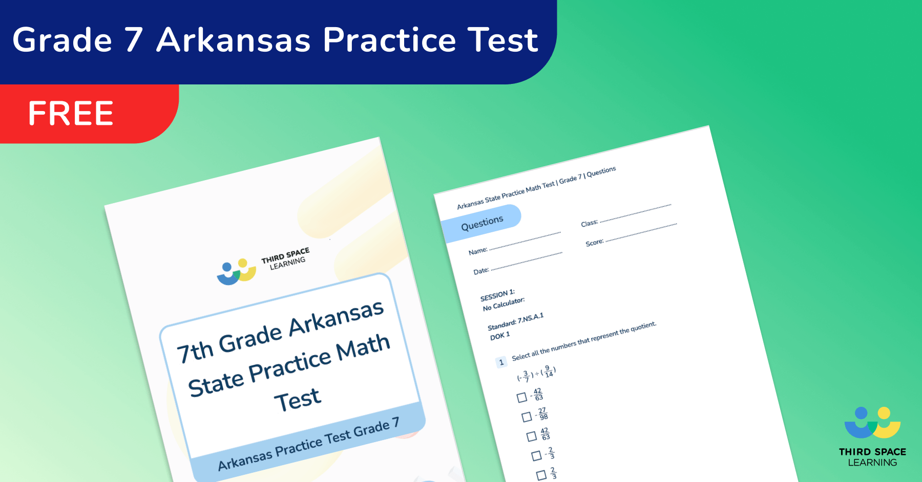 7th Grade Arkansas ATLAS Aspire Practice Test