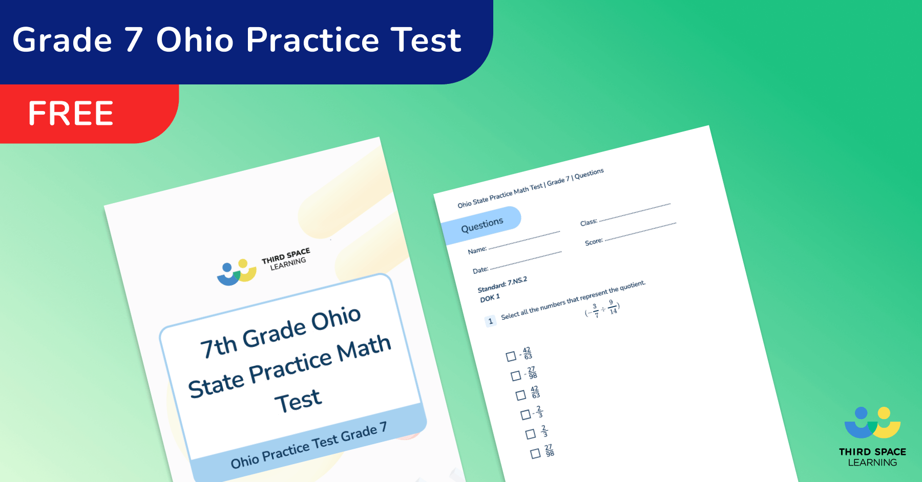 7th Grade Ohio Practice Test