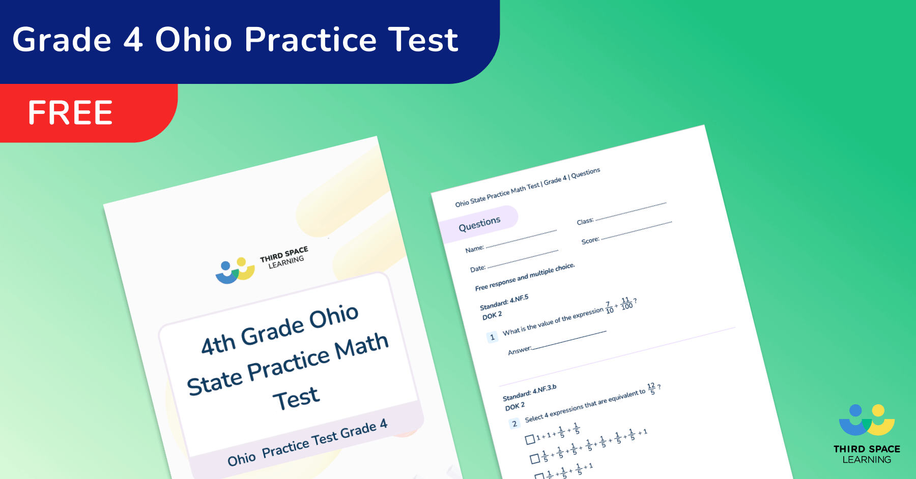 4th Grade Ohio Practice Test