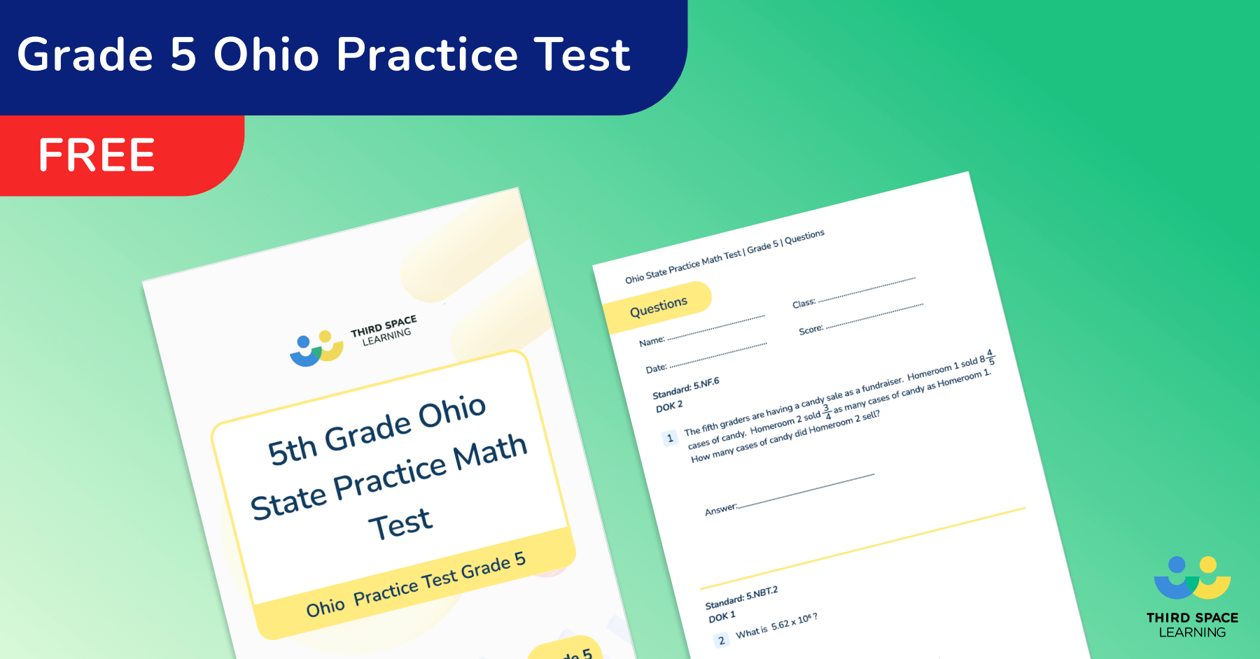 5th Grade Ohio Practice Test