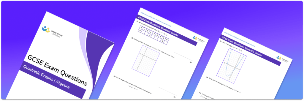 Quadratic Graphs Exam Questions - GCSE Maths [FREE]