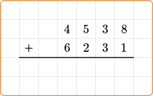 Standard Algorithm Addition - Math Steps, Examples & Questions