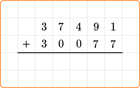 Standard algorithm addition 31 US