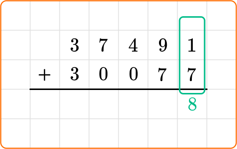 Standard algorithm addition 32 US