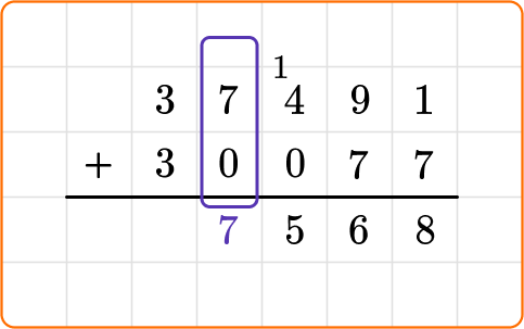 Standard algorithm addition 35 US