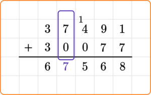 Standard Algorithm Addition - Math Steps, Examples & Questions
