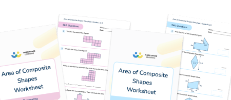 Area of Composite Shapes Worksheet