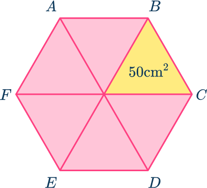 Area of a hexagon 26 US
