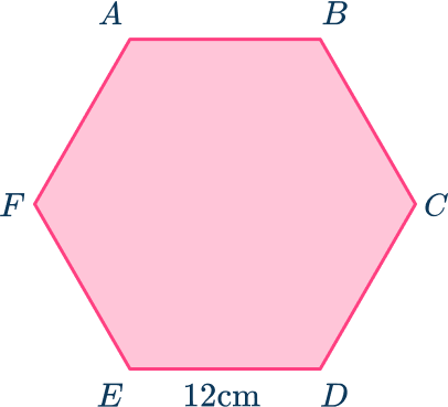Area of a hexagon 27 US