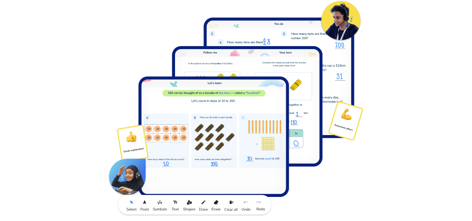 Middle School math tutors for learners who need extra math lessons