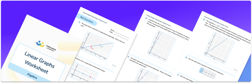 [FREE] Linear Graph Worksheet