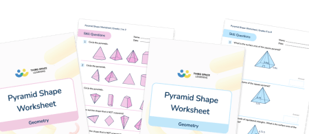 [FREE] Pyramid Shape Worksheet (Grade 1 to 8)