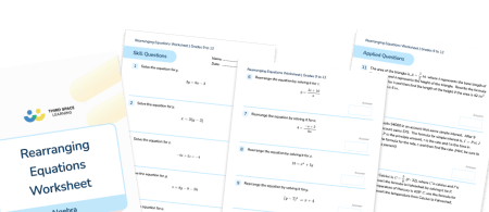 Rearranging Equations Worksheet