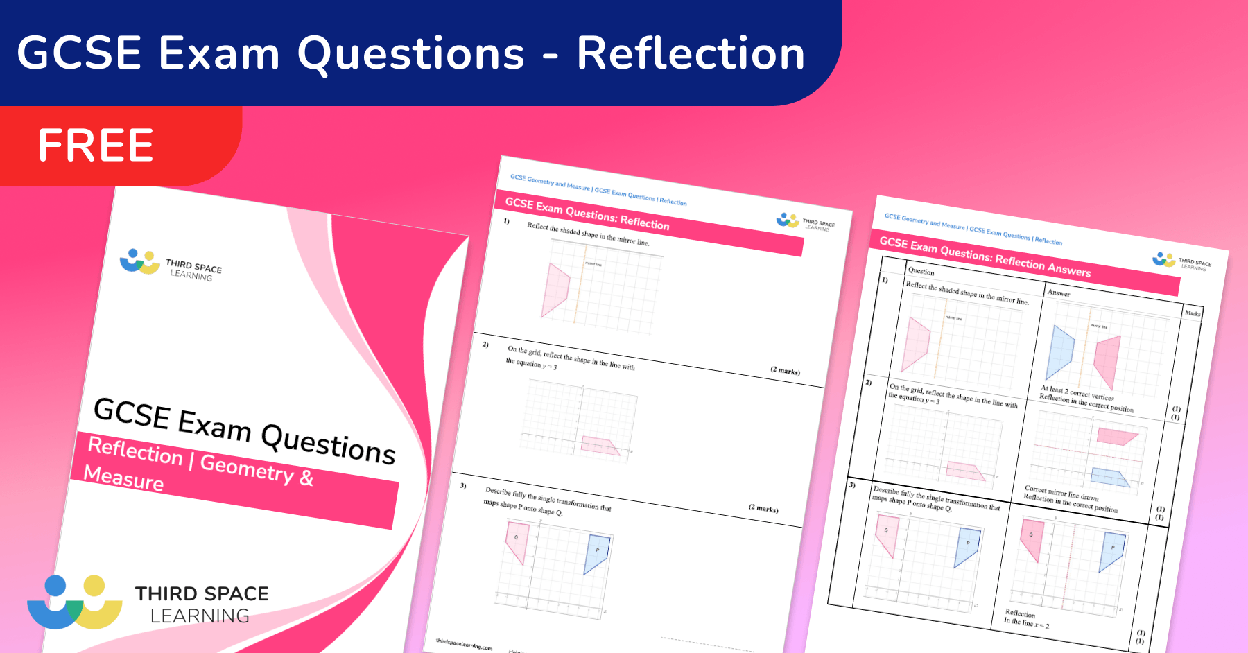 Reflection Exam Questions - Gcse Maths [free]