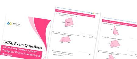 GCSE Exam Questions – Volume and Surface Area of Triangular Prisms