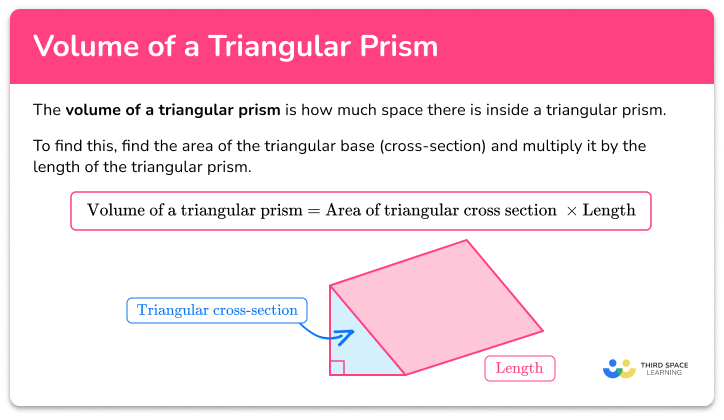 Volume of a triangular prism