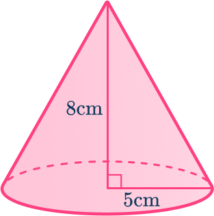 Volume of a cone 3 US