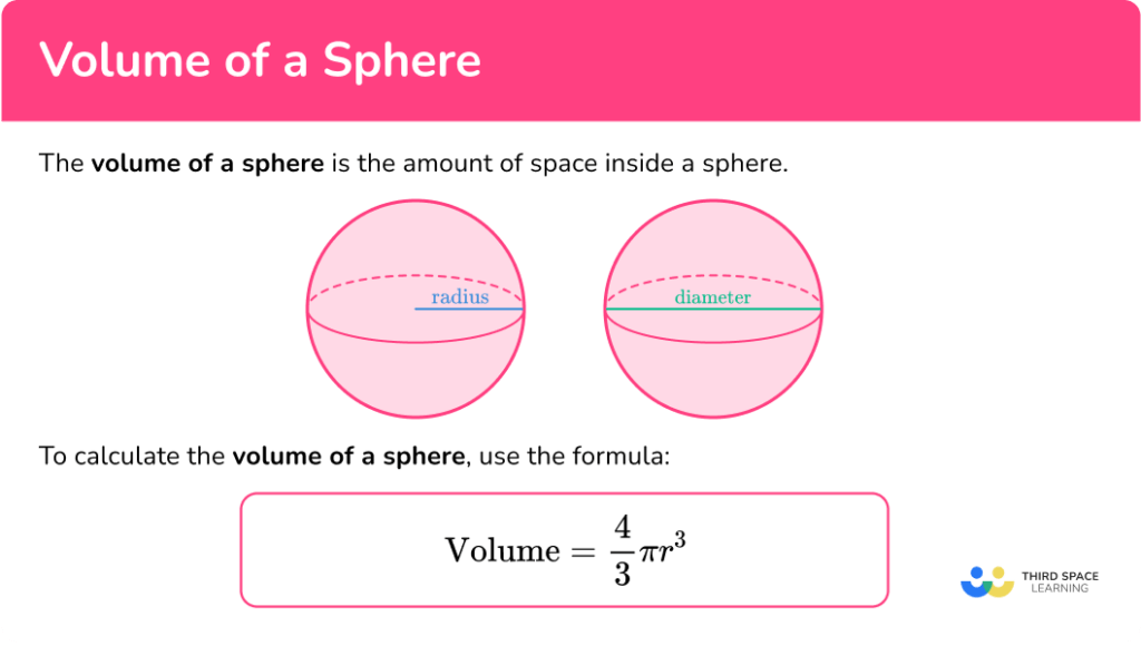 Volume of a Sphere - Math Steps, Examples & Questions