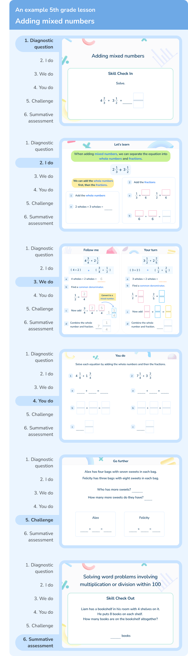 <h2>Structured 5th grade math lessons designed by teachers</h2>
