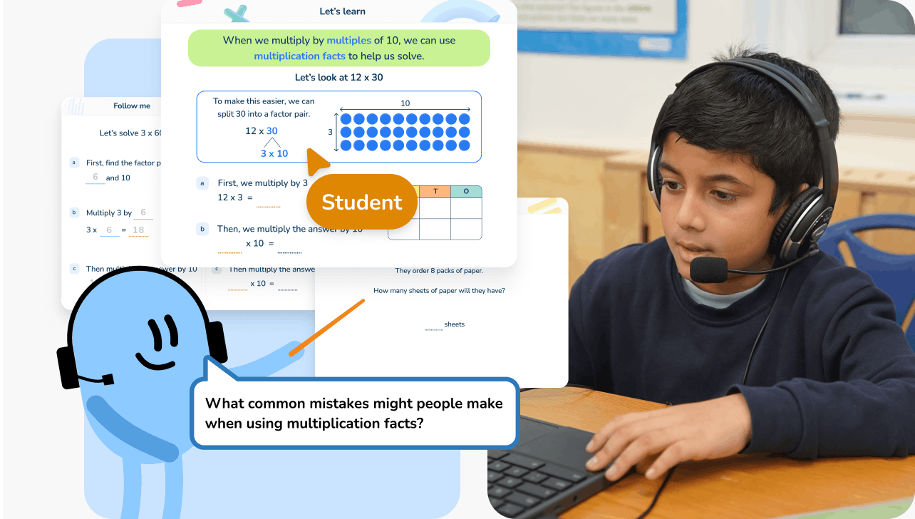 Online math tutor