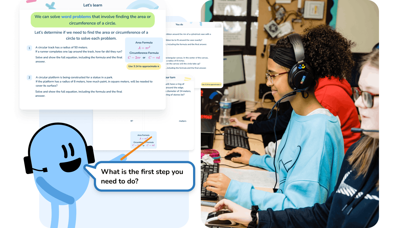 Online math tutor