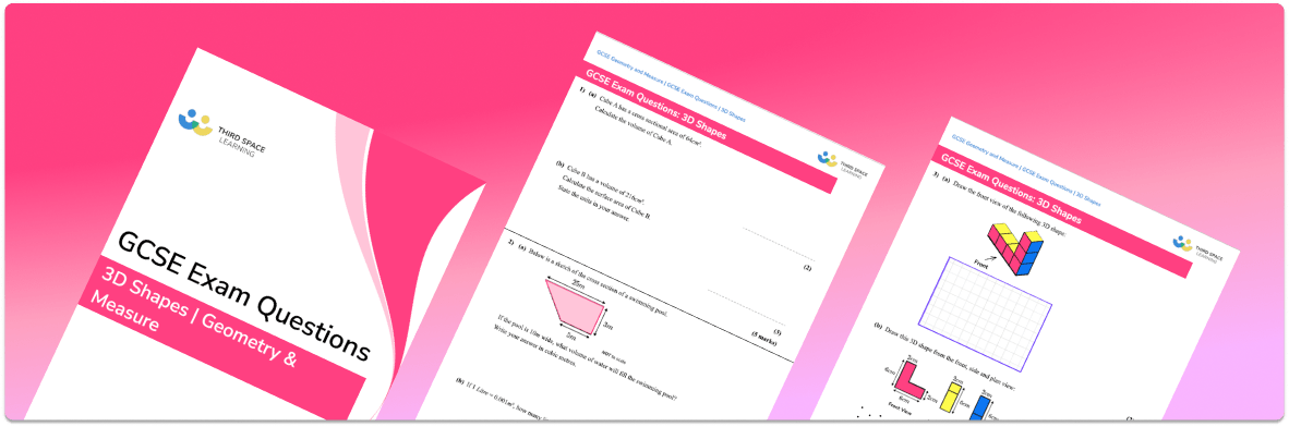 3D Shapes Exam Questions