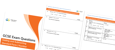 Adding And Subtracting Standard Form Exam Questions