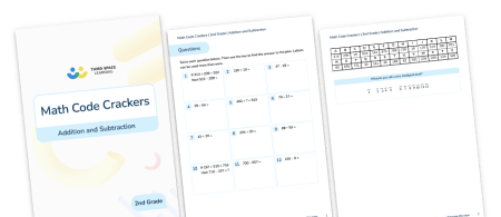 2nd Grade Addition And Subtraction Code Crackers