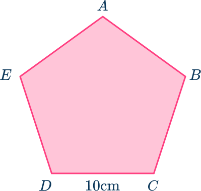 Area of a pentagon 15 US