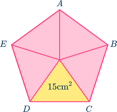 Area of a pentagon 27 US