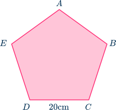 Area of a pentagon 28 US