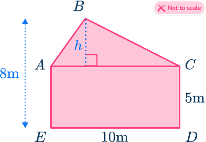 Area of a pentagon 9 US