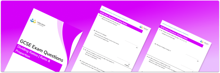 Dividing Ratios Exam Questions - GCSE Maths [FREE]