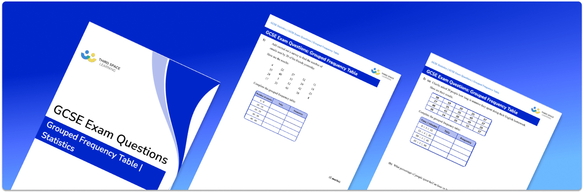 Grouped Frequency Table Exam Questions